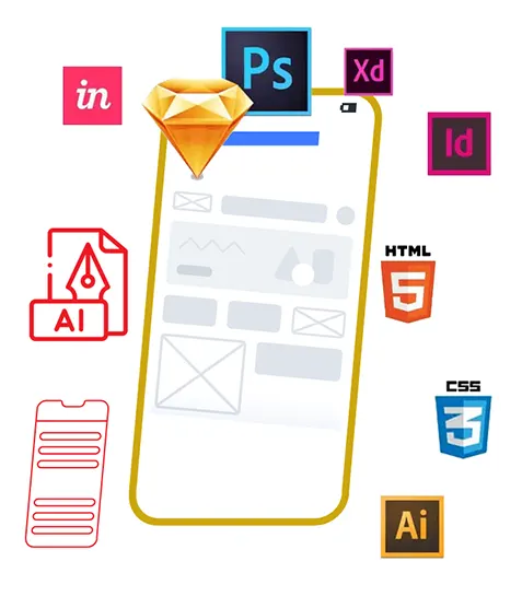 Wireframing, UI Design and Motion Design-UI / UX / AI Design-Connect Infosoft Technologies Pvt.Ltd