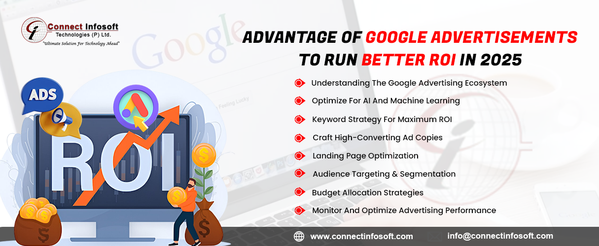 How to Leverage Google Ads for Better ROI in 2025 | Connect Infosoft How to Leverage Google Ads for Better ROI in 2025 | Connect Infosoft