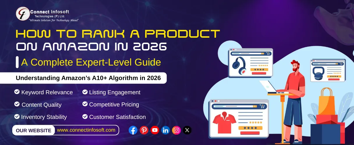 How to Rank a Product on Amazon in 2026 | Connect Infosoft
