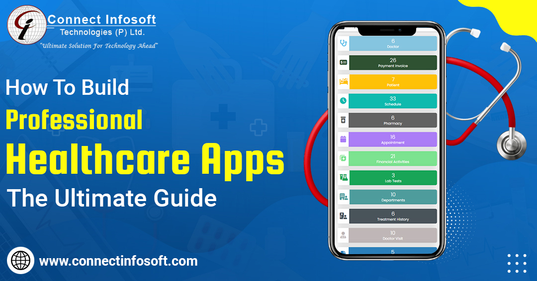 How to Build Professional Healthcare Apps: The Ultimate Guide | Connect Infosoft