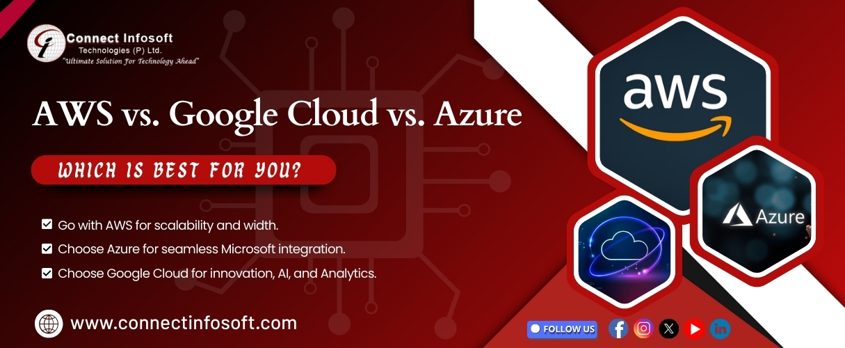 AWS vs. Google Cloud vs. Azure: Which Is Best For You? Connect Infosoft