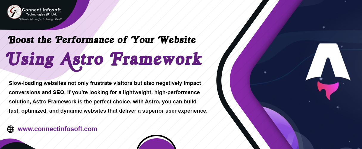 Boost the Performance of Your Website using Astro Framework | Connect Infosoft Boost the Performance of Your Website using Astro Framework | Connect Infosoft