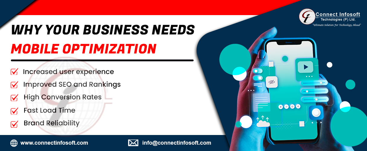 The Importance of Mobile Optimization for Your Business Website | Connect Infosoft The Importance of Mobile Optimization for Your Business Website | Connect Infosoft