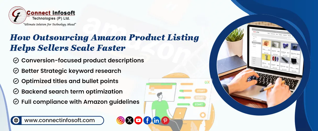 How Outsourcing Amazon Product Listing help Sellers? A Step-by-Step Guide